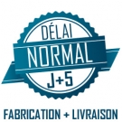 25 menus A4 ouvert (A5 fermé) 400 g/m2 PEFC quadri R/V + pelliculage MAT R/V