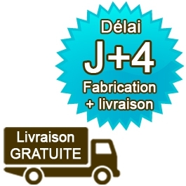 1 banderole microperforée PVC 320g/m² 9m x 1m quadri recto